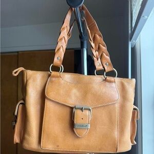 Eddie Bauer Tan Leather Shoulder Bag